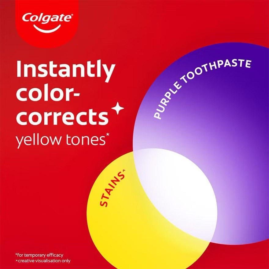 Colgate Optic White Purple Whitening Toothpaste image 3